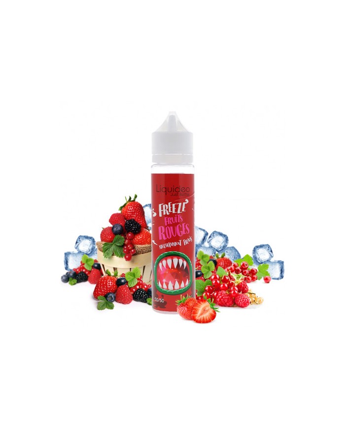LIQUIDEO - FREEZE FRUITS ROUGES 50ML - 0mg nicotine