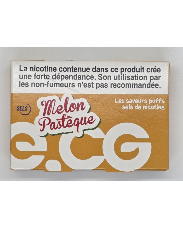 E-liquide ECG sel de Nicotine melon pastèque