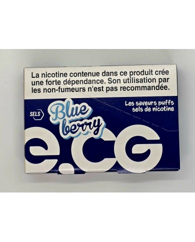 E-liquide ECG sel de Nicotine Blue Berry