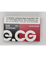 E-liquide ECG sel de Nicotine gout américain